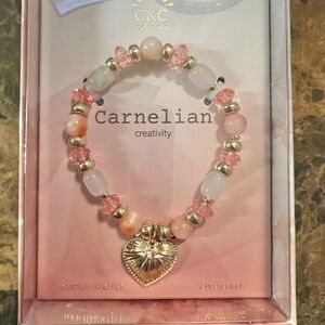 NIB Heart Beaded Bracelet